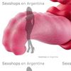 Vibrador doble con forma de lengua
